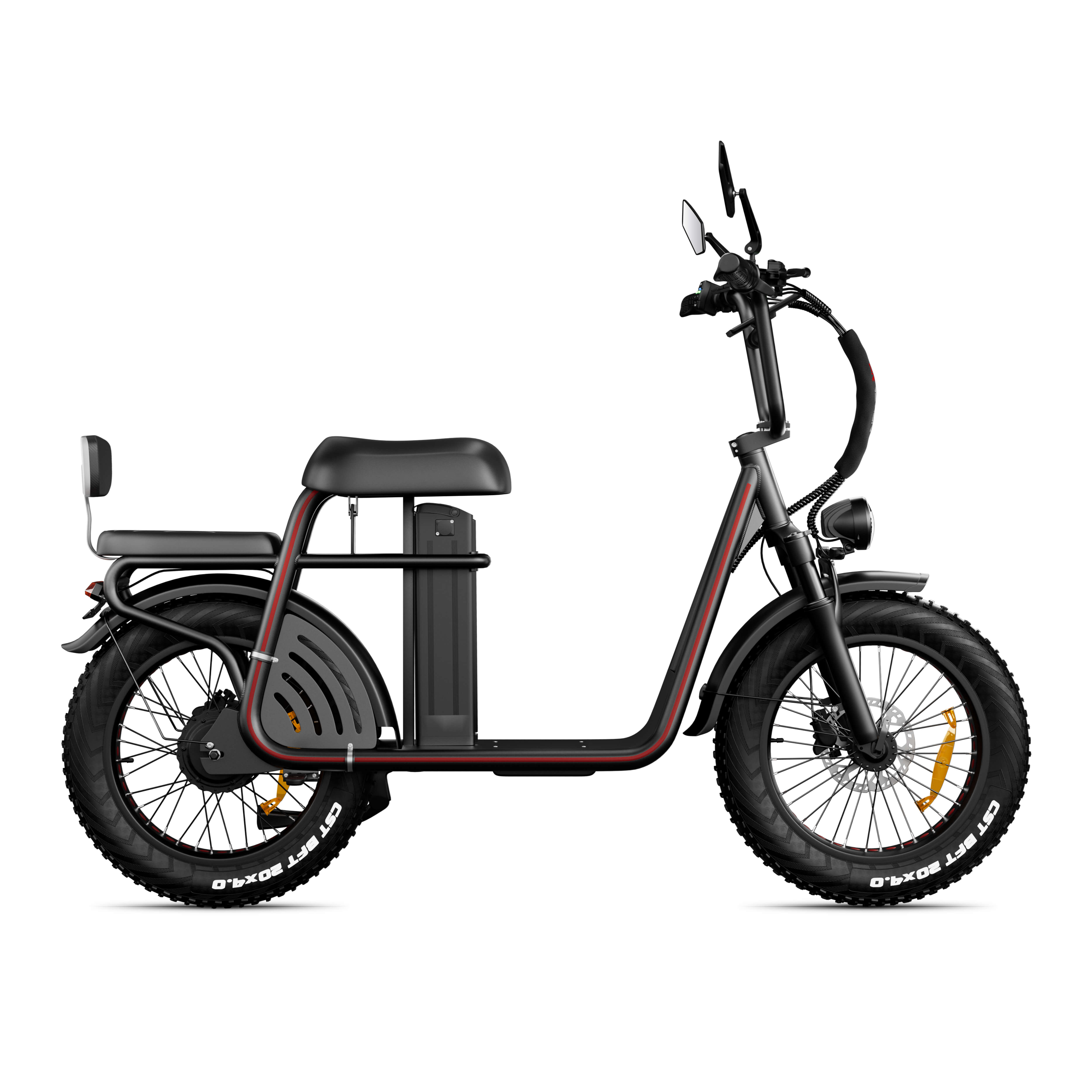 ET20 Two-Seater Electric Scooter | Drvetion
