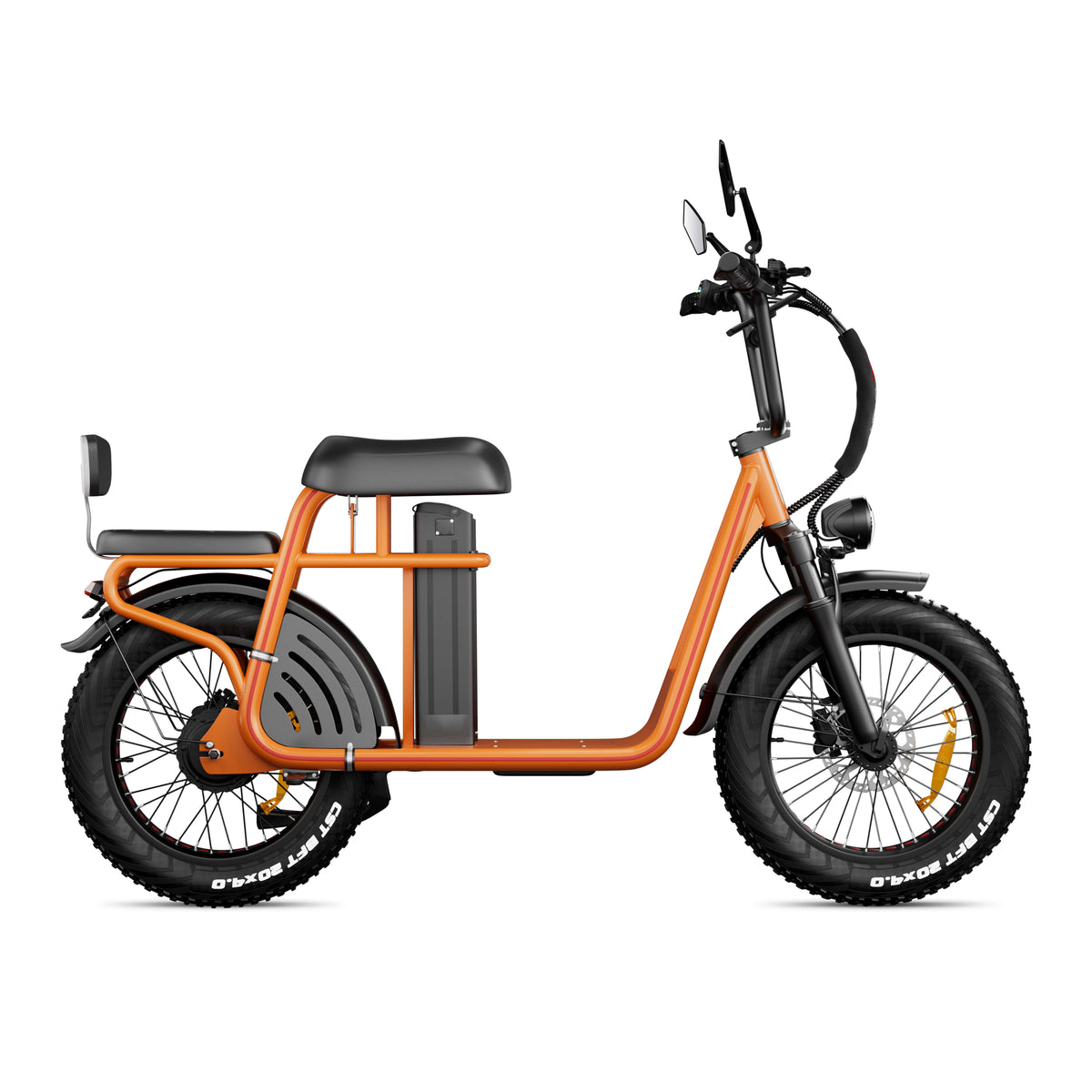 Drvetion ET20 — orange electric scooter side view