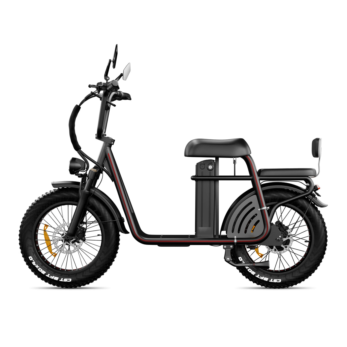 Drvetion ET20 — black electric scooter opposite side view