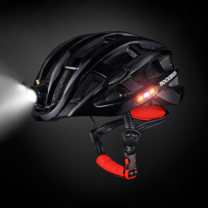 Bicycle Warning Light Alarm Helmet