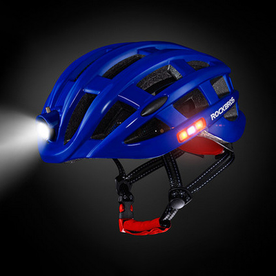 Bicycle Warning Light Alarm Helmet