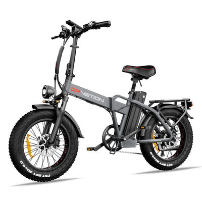 Drvetion AT20 PRO — grey e-bike front three-quarter view