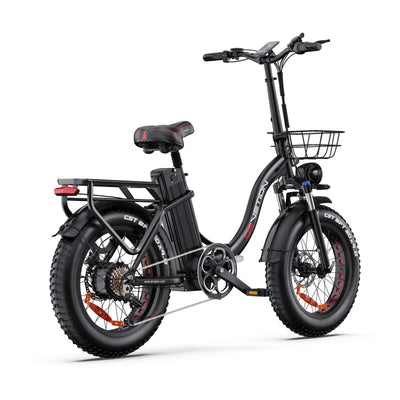 Drvetion CT20 PRO MAX — rear three-quarter view with rack