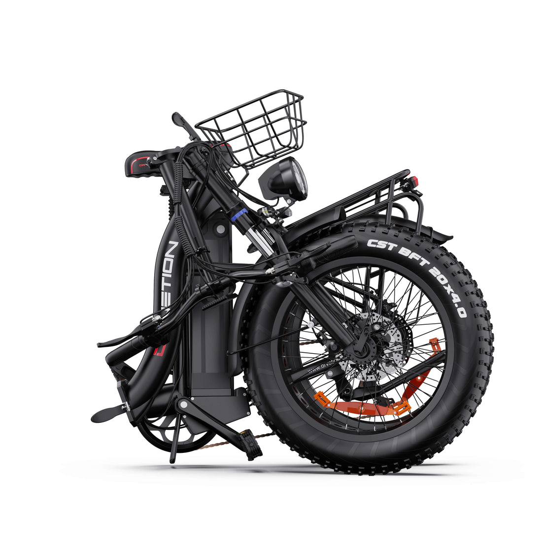 Drvetion CT20 PRO MAX — folded frame and handlebar