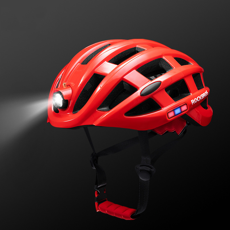 Bicycle Warning Light Alarm Helmet