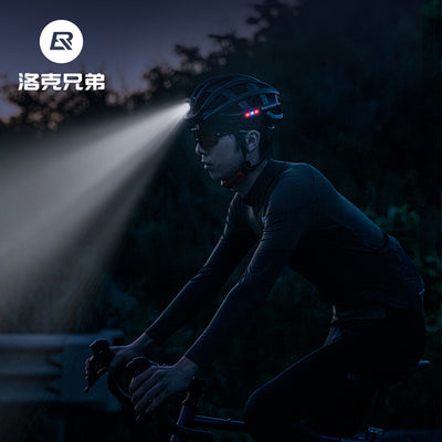 Bicycle Warning Light Alarm Helmet